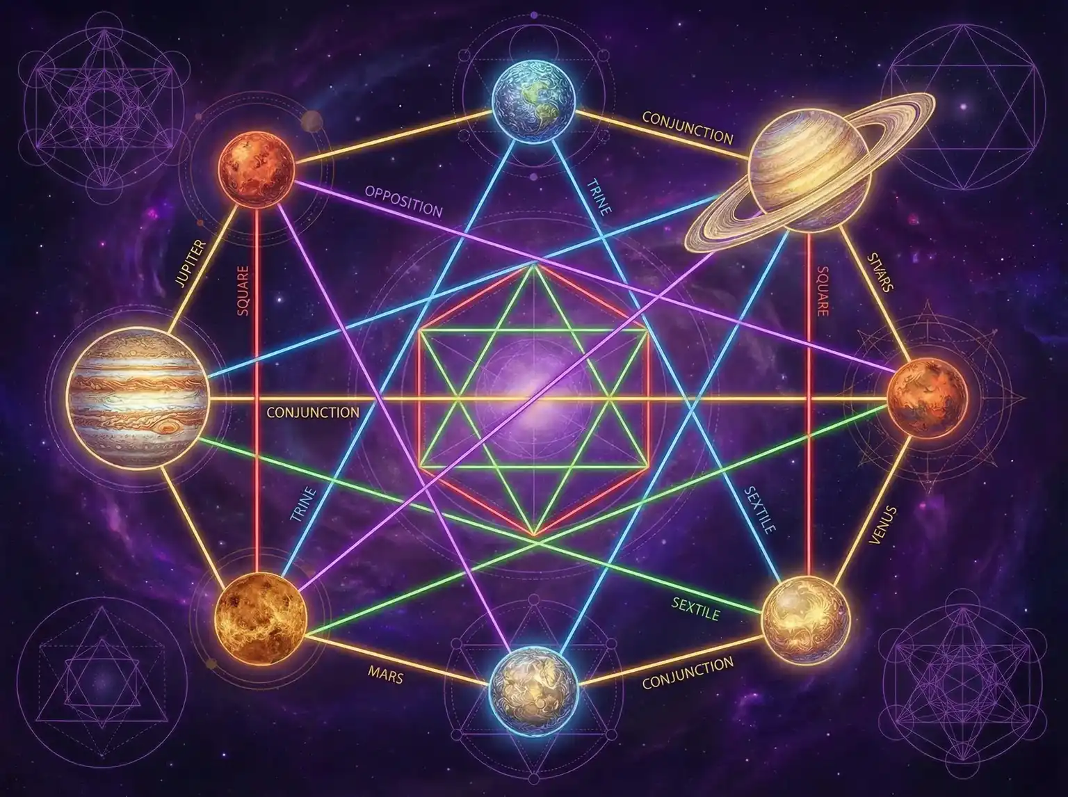 行星相位解读 - 宝宝才三根手指就不行啦作文 | 占星学进阶